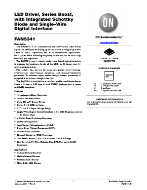 FAN5341 Datasheet PDF ON Semiconductor