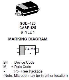 MBR0540T1G Datasheet PDF ON Semiconductor