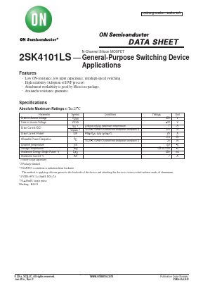 K4101LS Datasheet PDF ON Semiconductor