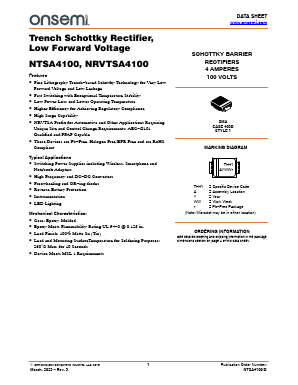 NTSA4100T3G Datasheet PDF ON Semiconductor