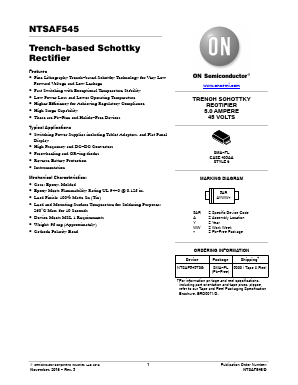 NTSAF545 Datasheet PDF ON Semiconductor