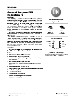 P2008A Datasheet PDF ON Semiconductor