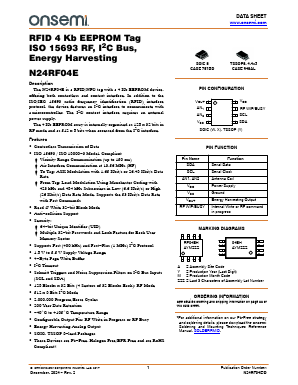 N24RF04E Datasheet PDF ON Semiconductor