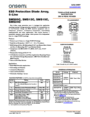 SMS15CT1G Datasheet PDF ON Semiconductor