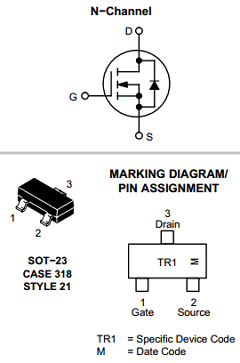 NTR4501NT1 Datasheet PDF ON Semiconductor