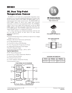 MC623DR2 Datasheet PDF ON Semiconductor