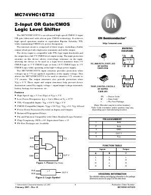 MC74VHC1GT32 Datasheet PDF ON Semiconductor