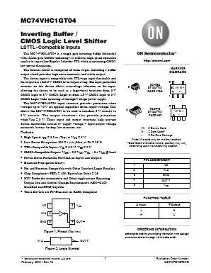 MC74VHC1GT04 Datasheet PDF ON Semiconductor