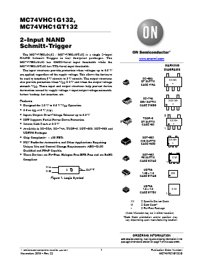 MC74VHC1GT132P5T5G Datasheet PDF ON Semiconductor
