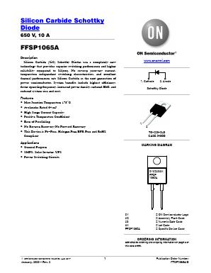 FFSP1065A Datasheet PDF ON Semiconductor