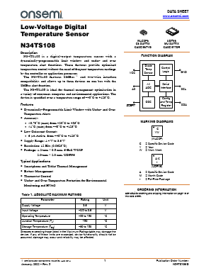 N34TS108 Datasheet PDF ON Semiconductor