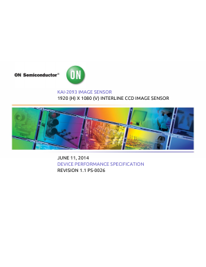 KAI-2093-ABA-CB-B1 Datasheet PDF ON Semiconductor