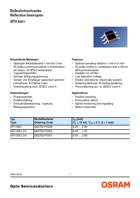 Q62702-P5057 Datasheet PDF OSRAM GmbH
