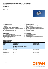 SFH3410-3/4-Z Datasheet PDF OSRAM GmbH