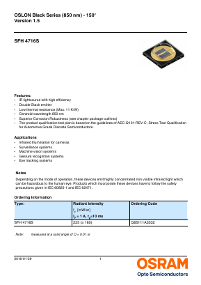 Q65111A3532 Datasheet PDF OSRAM GmbH