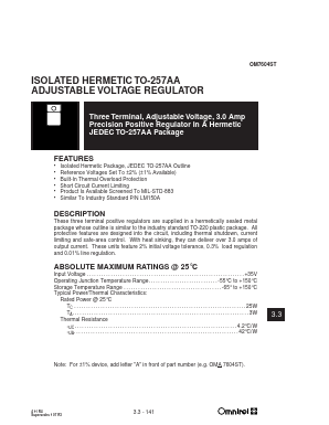 OM7604ST Datasheet PDF Omnirel Corp => IRF