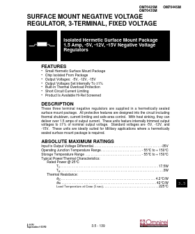 OM7642SM Datasheet PDF Omnirel Corp => IRF