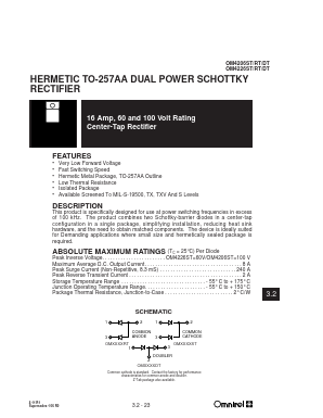 OM4206DT Datasheet PDF Omnirel Corp => IRF