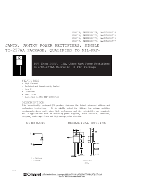 1N6774 Datasheet PDF Omnirel Corp => IRF