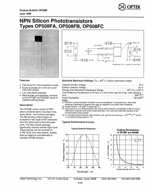 OP508FB Datasheet PDF Optek Technology
