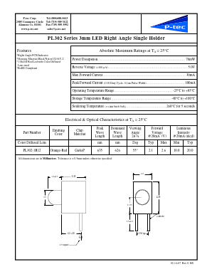 PL302-1R12 Datasheet PDF P-tec Corporation