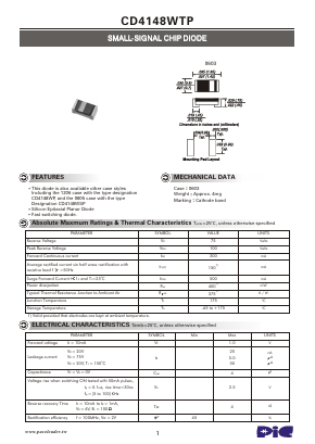 CD4148WTP Datasheet PDF PACELEADER INDUSTRIAL