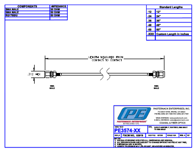 PE3574-24 Datasheet PDF Pasternack Enterprises, Inc.