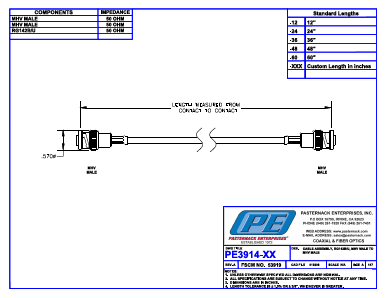 PE3914-24 Datasheet PDF Pasternack Enterprises, Inc.