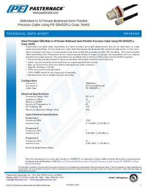 PE39469 Datasheet PDF Pasternack Enterprises, Inc.