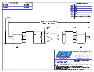 PE3960-48 Datasheet PDF Pasternack Enterprises, Inc.