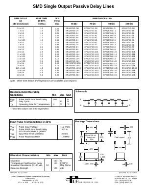EPA2875G-3B Datasheet PDF PCA ELECTRONICS INC.