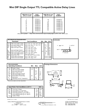 EP9460-20 Datasheet PDF PCA ELECTRONICS INC.