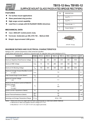 TB10S-12 Datasheet PDF Dongguan Pingjingsemi Technology Co., Ltd,