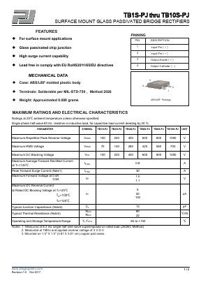 TB1S-PJ Datasheet PDF Dongguan Pingjingsemi Technology Co., Ltd,