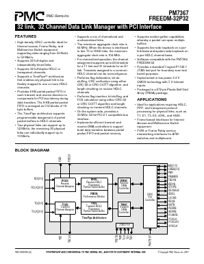 PM7367 Datasheet PDF PMC-Sierra, Inc