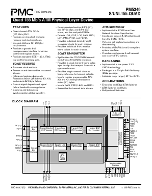 PM5349 Datasheet PDF PMC-Sierra, Inc