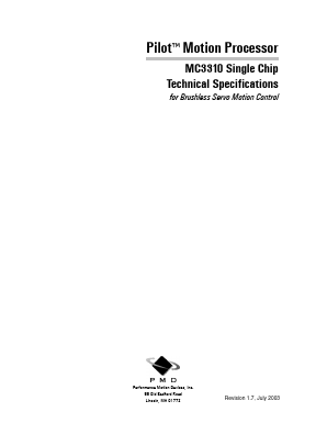 MC3310 Datasheet PDF PMD