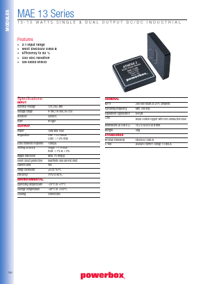 MAE13036 Datasheet PDF Powerbox