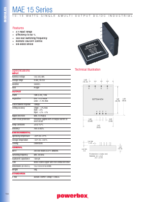 MAE15030 Datasheet PDF Powerbox