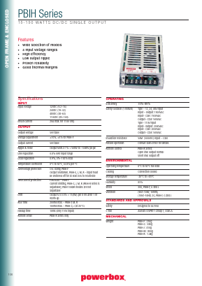 PBIH-4812M Datasheet PDF Powerbox