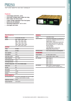 PM25024-24 Datasheet PDF Powerbox