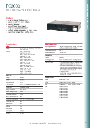 PC100024-24 Datasheet PDF Powerbox