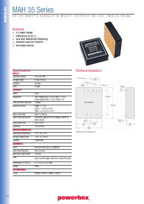 MAE35036 Datasheet PDF Powerbox