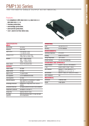PMP130-18 Datasheet PDF Powerbox