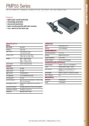 PMP55-23 Datasheet PDF Powerbox
