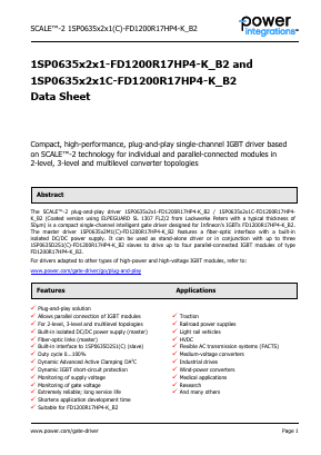 1SP0635X2X1-FD1200R17HP4-K_B2 Datasheet PDF POWERINT