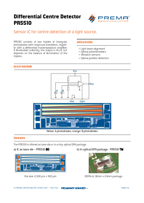 PR5510-TM Datasheet PDF PREMA Semiconductor
