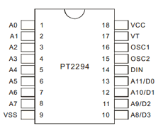 PT2294L4 Datasheet PDF Princeton Technology