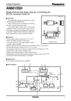 AN8015SH Datasheet PDF Panasonic Corporation