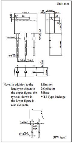 2SB1438 Datasheet PDF Panasonic Corporation